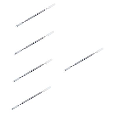 MAGICLULU 5pcs Stainless Steel Makeup Mixing Tool Foundation Stirrer for Cosmetics Bar Tools Beauty Spatulas Easy Clean