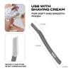 TADA Natural - 12PCS Straight Razors for Men and Women for Eyebrow Straight Edge, Beard, Disposable Razors (Gray) view 4
