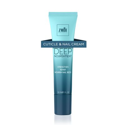 ZMOI Cuticle & Nail Cream Treament, Deep Nourishing - USA Made - Daily Repair Nail Care w/Organic Shea Butter, Jojoba Oil - Soften Cuticles, Strengthen Nails, Hydrating (1 Fl Oz/Pack of 1)
