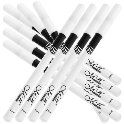 MAGICLULU Eyeliner Pencil Set White 20Pcs Eye Makeup Pencils Natural Look Portable Size for Home and Professional Use