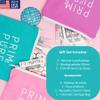 Prim and Pure Kids Makeup Gift Set - Stencil, Makeup Eyeshadow Bioglitter Lip Gloss and Cosmetic Bag Mirror Makeup Brush Accessories (Mermaid Blue) view 4