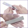 100/180 Grit Nail File (100 Pack), Emery Board Nail Files for Acrylic Nails and Natural Nails, Double Sided Emory Boards Professional Nail Filer Reusable Washable Manicure Square Gray view 3