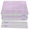 80/80 Grit Nail Files (50 Pack), Heavy Coarse Emery Boards for Acrylic Nails and Gel Nails, 80 Grits Double Sided Nail File Emory Professional Nail Filer Reusable Washable Manicure Square Gray view 1