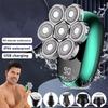 LK-7520 USB Wireless Charging 6 in 1 Electric Head Shaver for Bald Men 7D Floating Cutter Beard Trimmer Shaving view 3