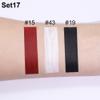 AMY'S DIARY Dark Red White Black Matte Plum Liquid Lipstick 3Pcs Sets,24-hour Lipstick Long Lasting Permanent L Magic Lipstick Waterproof Lip Stain 24 Smudge Waterproof for Women (Set17) view 4