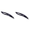 NOLITOY 2pcs Stainless Steel Eyebrow Clip Tweezers for Men and Women for Easy Eyebrow Removal Design for Safe and Convenient Use for Grooming and Shaping Brows view 1