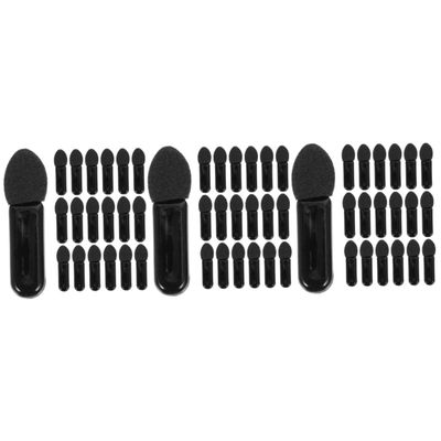 FRCOLOR 300pcs Eye Shadow Brushes Eyeshadow Applicator Sponges Tips Makeup Tool for Business Trips Parties Daily Use