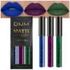 AMY'S DIARY Blue Green Dark Purple Matte Plum Liquid Lipstick 3Pcs Sets,24-hour Lipstick Long Lasting Permanent L Magic Lipstick Waterproof Lip Stain 24 Smudge Waterproof for Women (Set21) view 1