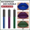 AMY'S DIARY Blue Green Dark Purple Matte Plum Liquid Lipstick 3Pcs Sets,24-hour Lipstick Long Lasting Permanent L Magic Lipstick Waterproof Lip Stain 24 Smudge Waterproof for Women (Set21) view 3