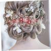 NOLITOY Flower Shape Hair Comb Rhinestones Elegant Wedding Hair Accessories for Brides and Women Alloy Headdress for Parties Celebrations and Casual Wear view 4