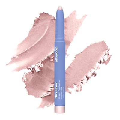 ALLEYOOP 11th Hour Waterproof Cream Eyeshadow Stick  Long-Lasting Eye Shadow Pencil & Eyeliner, Cream to Powder Stick & Highlighter  Smudge-Proof Eyeshadow Shimmer, Victory Blush Shimmer