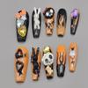IJRMTVWO Handmade Wearing Nail Rabbit Skull Coffin type manicure Nail Patch Wearable Nail Removable reusable 10PCS view 2