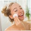 FRCOLOR 3pcs Facial Pads Cotton Makeup Remover Pads Cleansing Rounds Gentle Makeup Cleansing Exfoliating Rounds for Travel view 2