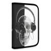 QUOPLMAM Skull Earphone Folding Storage Bag Tools Storage Carrying Case Makeup Travel Case Portable Makeup Bag Organizer view 1