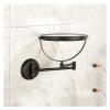 HSZQPBFR Cosmetic Vanity Mirror Black Retro European 8-inch Makeup Mirror 3 Times Magnification Telescopic Mirror view 4