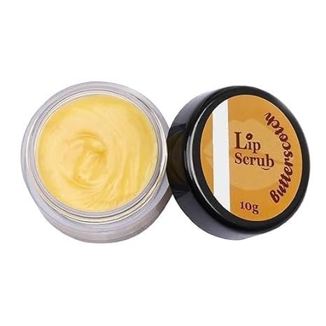 PUB Butterscotch Lip Scrub with Vitamin E & Walnut for Brightening Dark Lips, Smooth & Soft Lips, Almond & Shea Butter for Gentle Exfoliation & Hydrated Lips Men & Women - 10 grms