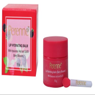 Perenne Lip Hydrating balm For (Berry blossom) With Hyaluronic acid and SPF (10 gm)