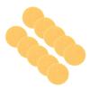 FRCOLOR 30pcs Facial Cleaning Sponge Natural Wood Pulp Makeup Removal Puff Gentle Skin Care Exfoliating Sponges for Makeup Removal for All Skin Types Yellow view 3