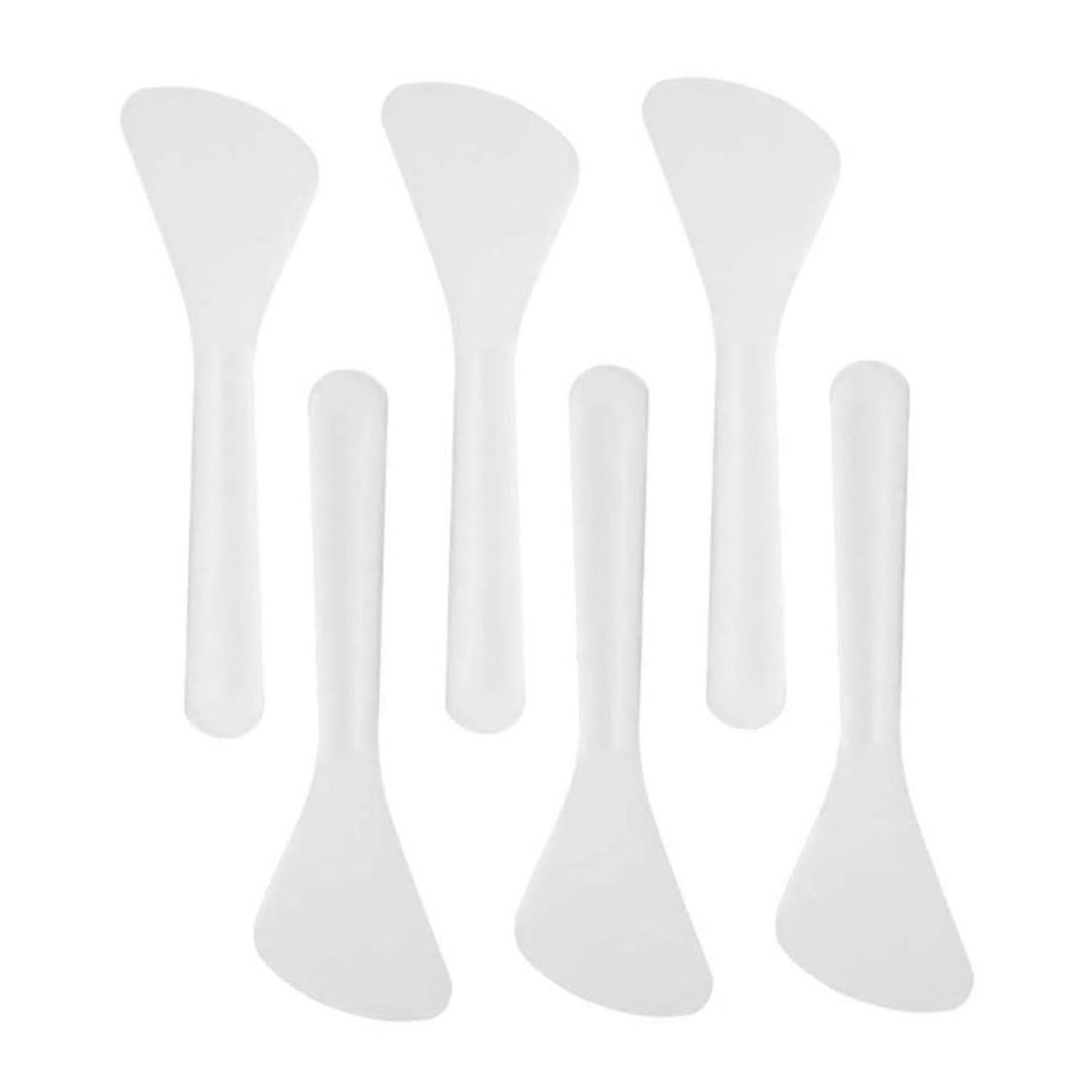 Cosmetic Spatulas Scoop Mini Face Cream Makeup Mixed Applicator Sticks Beauty Tool Kids 100PCS