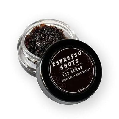 NinthAvenue Basics PUB Lip Scrub for Lightening & Brightening Lips, Exfoliates Dark Lips (Pack of: 1, 8 g) (Expresso Shots Lip Scrub)