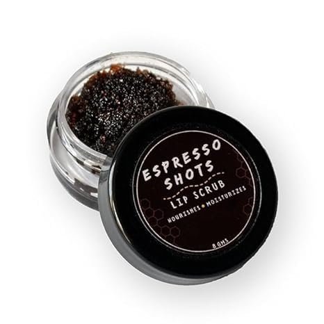 NinthAvenue Basics PUB Lip Scrub for Lightening & Brightening Lips, Exfoliates Dark Lips (Pack of: 1, 8 g) (Expresso Shots Lip Scrub)