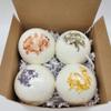 Bath bombs gift set made organic natural ingredients great valentine's gift for women men kids handcraft unisex spa birthday gift ideas her view 2