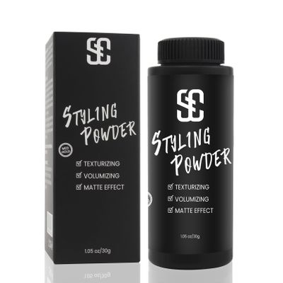 SOVONCARE Hair Styling Powder, Matte Natural Look for Men & Women, Hair Volumizer with Medium Hold, Long Lasting, Easy to Apply, No Sticky Residue, 1.05oz (Pack of 1)