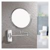 HSZQPBFR Cosmetic Vanity Mirror European Creative Makeup Mirror 8 Inch Bathroom Wall Hanging Double-Sided Folding Vanity Mirror view 2