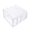 1Pc Cosmetic Storage Box Clear Standup Desk Drawer Cabinet Desk Organizer Office Tables forhome Sundries Container case Desktop Organizer Student Sewing kit pp Material Household view 1