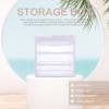 1Pc Cosmetic Storage Box Clear Standup Desk Drawer Cabinet Desk Organizer Office Tables forhome Sundries Container case Desktop Organizer Student Sewing kit pp Material Household view 2