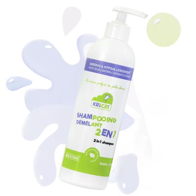 Kids 2-in-1 Shampoo & Conditioner, Tear-free Shampoo & Conditioner for Kids, Plant Based Kids Haircare, Clean and Gentle Ingredients,16.9fl.oz,500ml