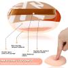4 PCS Soft Powder Puffs, Korean Style Teardrop Makeup Puff Setting Foundation Sponge Face Makeup Cushion Puff Beauty Applicators for Concealer Liquid Cream Powder, Beginner Friendly, Medium view 3