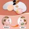 4 PCS Korean Makeup Puff, Soft Makeup Sponges Teardrop Setting Powder Puff Face Cushion Blender Sponge for Foundation Concealer Liquid Cream - Medium view 2