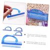 Beatifufu 4pcs Toenail Brush for Nail Cleaning Ergonomic Grip Compact Design for Suitable for Fingernails and Toenails for Home and Travel view 2