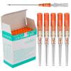 Gouevn Catheter Piercing Needles - 50PCS Piercing Needles 14G Cateter para Piercing Hollow Needle Piercing Kit for Ear Nose Lip Belly Body Piercing Needle Kit, Orange view 1