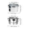 Beatifufu 2pcs Wax Warmer Inner Pot Compatible Replacement Container for Hair Removal Wax Melting Machines Pans Easy to Clean and Maintain view 4