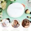 4 Inch Powder Puff, 2 PCS Ultra Soft Velour Setting Powder Puffs Washable Round Face Makeup Puff Large Beauty Blending Sponge Applicators Pads for Body Powder, Loose Powder, Bath Powder, Talcum Powder view 3
