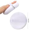 4 Inch Powder Puff, 2 PCS Ultra Soft Velour Setting Powder Puffs Washable Round Face Makeup Puff Large Beauty Blending Sponge Applicators Pads for Body Powder, Loose Powder, Bath Powder, Talcum Powder view 4