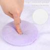 5 Inch Body Powder Puff, 1 Pack Ultra Soft Velour Setting Powder Puffs Large Washable Round Makeup Sponge Applicator for Face Cleaning, Makeup & Loose Powder, Bath Powder, Powder Foundation Blending view 3