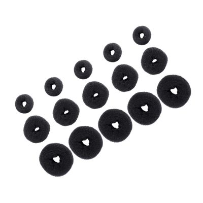 Beatifufu 15pcs Hair Bun Maker Donut Hair Styling Tool for Elegant Updos Includes Buns for Weddings Prom and Everyday Use