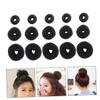 Beatifufu 15pcs Hair Bun Maker Donut Hair Styling Tool for Elegant Updos Includes Buns for Weddings Prom and Everyday Use view 2