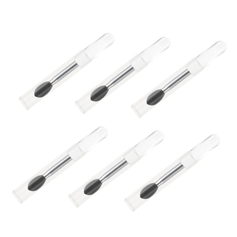 FRCOLOR 12pcs Silicone Lip Mask Brush for Women Eyeshadow Applicators Comfortable Grip Skin-friendly Material for Daily Makeup and Liquid Cosmetics