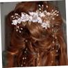 Beatifufu 4pcs Bridal Flower Hair Comb Hair Pin Wedding Headdress Bridal Accessories view 4