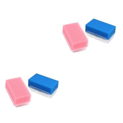 FOMIYES 4pcs Bath Body Brush Sensory Scrubber Reusable Nail Brush for Hands Scrub Therapressure Design