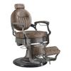 Dir Heavy Duty Barber Chair, Barbershop Chairs Kaiser II, Distressed Brown view 1