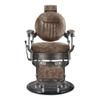 Dir Heavy Duty Barber Chair, Barbershop Chairs Kaiser II, Distressed Brown view 3