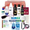 Convenience Kits International Womens Super Premium 31 pc Travel Kit Featuring: Ensemble of Travel-Size Personal Care Products, Travel Essentials in Large Toiletry Bag (Coral) view 1