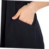 ABOOFAN 2pcs Salon Haircut Cape Chumpas Para Mujeres Hairdresser Jacket Sleeveless Smocks Vest Nail Tech Uniform, Blackx2pcs view 2
