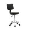 Adjustable Hydraulic Rolling Swivel Stool Chair with Cushion and Wheels, Rotating Stool Chair for Office Salon Tattoo Massage Facial Spa,Rolling Salon Stool Chair Black 13" L x 13" W x 37.4" H view 4