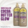 Gold Bond Cocoa Butter Glow Daily Hydrating Lotion with Shea Butter, Cocoa Butter & Coconut Oil, Exfoliating Moisturizer for Dry Skin, 24 oz. view 2